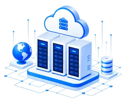 科索沃IPv6机柜租赁与云计算基础设施示意图